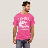 長距離射撃、 発砲ゴルフらしい Tシャツ (正面フル)