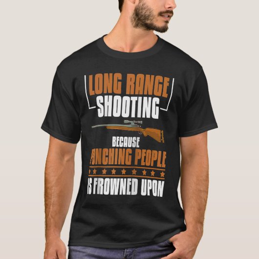 長距離射撃、 発砲初級武器シュータートラーニ Tシャツ (正面)