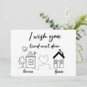 長距離最高の友人友情トレンディーカード 招待状 (スタンド正面)