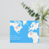 長距離誕生日 ポストカード (スタンド正面)