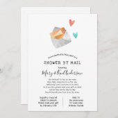 長距離赤ちゃんシャワー(郵便) 招待状 (正面/裏面)