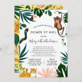 長距離赤ちゃんシャワー(郵便) 招待状 (正面/裏面)