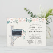 長距離赤ちゃんシャワー（郵便） 招待状 (スタンド正面)