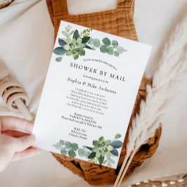 長距離赤ちゃんシャワー(郵便) 招待状