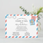 長距離赤ちゃんシャワー（郵便） 招待状 (スタンド正面)