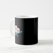 長野スキーヤー コーヒーマグカップ (正面左)