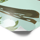 長野日本スキーのポスター フォトプリント            (角)