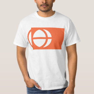 長野県、日本の旗 Tシャツ