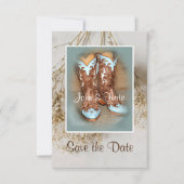 長靴とドライフラワー セーブザデート (正面)