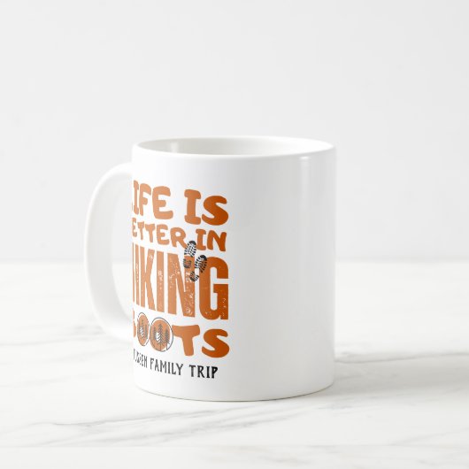 長靴の方が命だ コーヒーマグカップ (正面左)