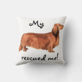 長髪のダクシュント救出 クッション (裏面)