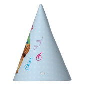 長髪のダックシュント誕生パーティー パーティーハット (右)