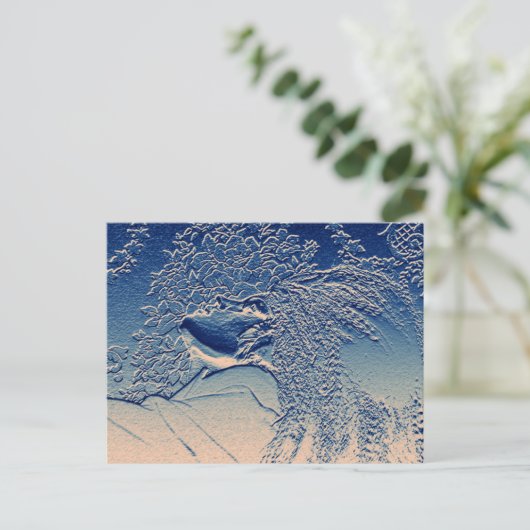 長髪の人 ポストカード (スタンド正面)