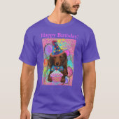 長髪の赤いドキシー Tシャツ (正面)