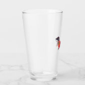 長髪ダシュント図形シルエット数々の タンブラーグラス (右)