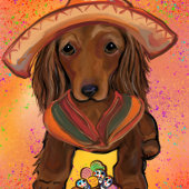 長髪レッドドキシ カード