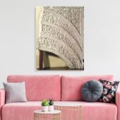 門からのアーチ形、赤い砂岩、マトゥラ。 キャンバスプリント (インサイチュ (リビング))