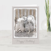 門のキースホ絵画ンズ-オリジナル犬芸術 カード (正面)