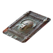 門のドアから離れのガルゴイルのパネル, 1 マグネット (左側)