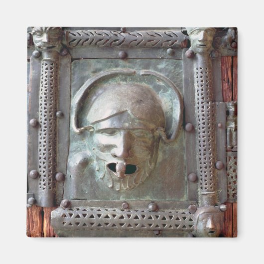 門のドアから離れのガルゴイルのパネル， 1 マグネット (正面)