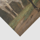 門の近くの牧草地に二頭の馬(パウルスポッター) 薄葉紙 (詳細)