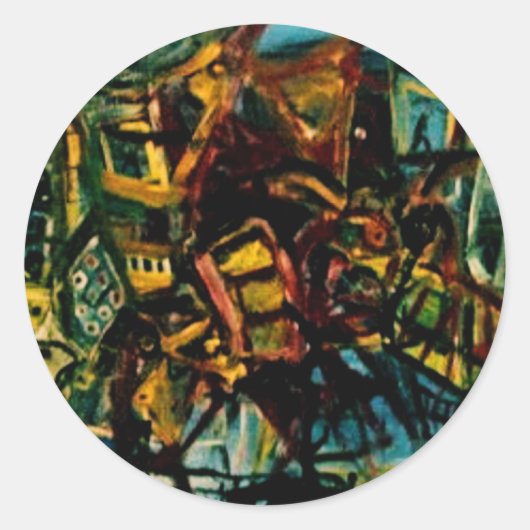 門を叩き壊す ラウンドシール (正面)