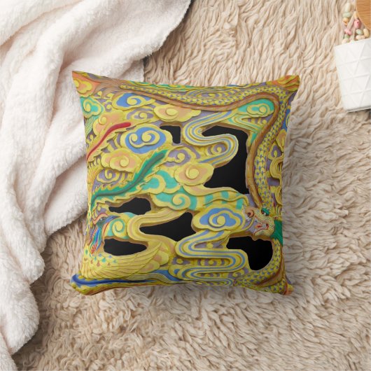 門を守る鳥と竜 クッション (ブランケット)