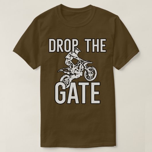 門を落とす Tシャツ (デザイン正面)