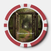 「門を通り抜けて」 ポーカーチップ (正面)