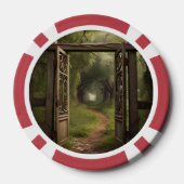 「門を通り抜けて」 ポーカーチップ (裏面)