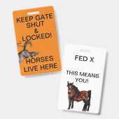 門を閉じておけ！ バッジ (正面＆裏面)