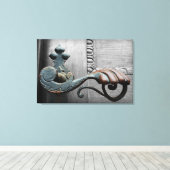 門を開く キャンバスプリント (インサイチュ (ウッドフロア))