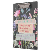 門を開けるハートフローラ園 クリップボード (左)