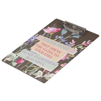 門を開けるハートフローラ園 クリップボード