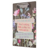 門を開けるハートフローラ園 クリップボード (左)