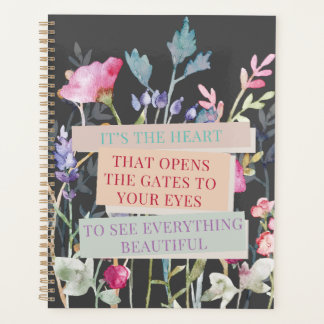 門を開けるハートフローラ園 プランナー手帳