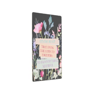 門を開けるハートフローラ園 メタルプリント