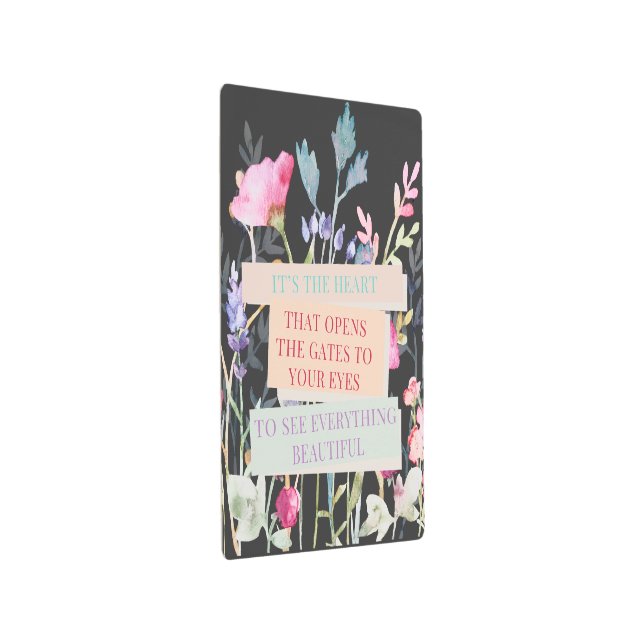 門を開けるハートフローラ園 メタルプリント (3/4)