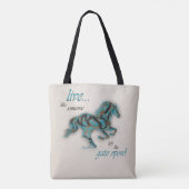 門を開け離れて生きる トートバッグ (裏面)