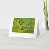 門を開け離れて生きろ! サンキューカード (裏面)