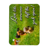 門を開け離れて生きろ！ マグネット (縦)