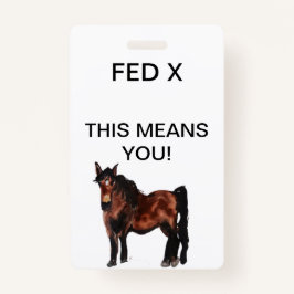 門保を閉め！ バッジ