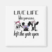 門戸を開けた離れ農場のような生活をする マグネット (正面)