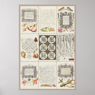 門沼田美良書家003 ポスター