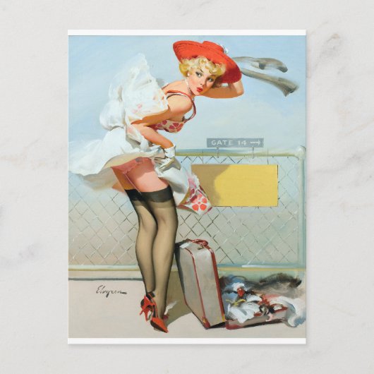 門番で ポストカード (正面)