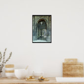 門、欄間パネルと転覆 ポスター (キッチン)