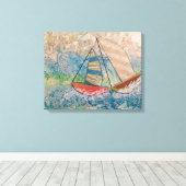 閉じすぎて心地よいの引き伸ばしキャンバス印刷 キャンバスプリント (インサイチュ (ウッドフロア))