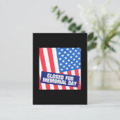 閉じたメモリアルデー ポストカード (スタンド正面)