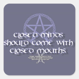 閉じた心来は口を閉じて スクエアシール