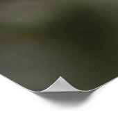 閉じた花びらの黄色のひまわり ポスター (角)